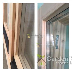 Casetta in Legno Mod. Firenze 6x6m 68mm, 4 vani, 50mq