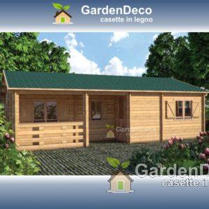 bungalow in legno roma 11x71