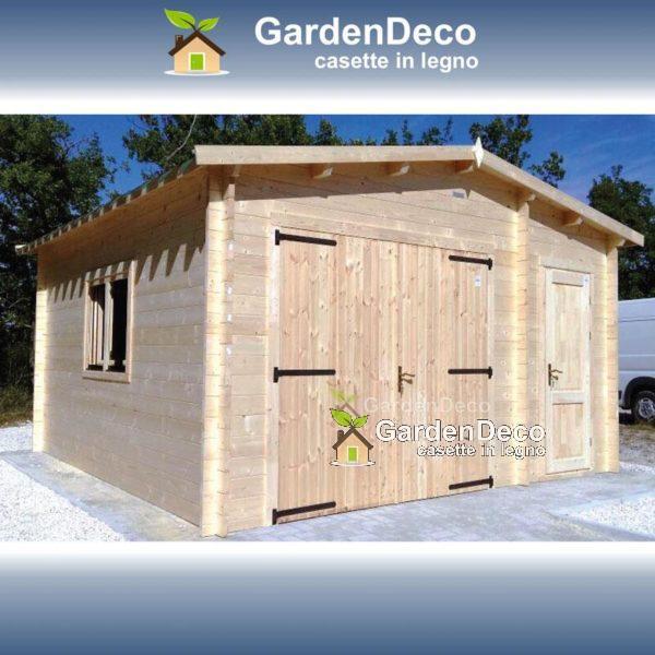 garage in legno 5x5