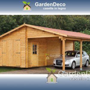 garage in legno 68x56